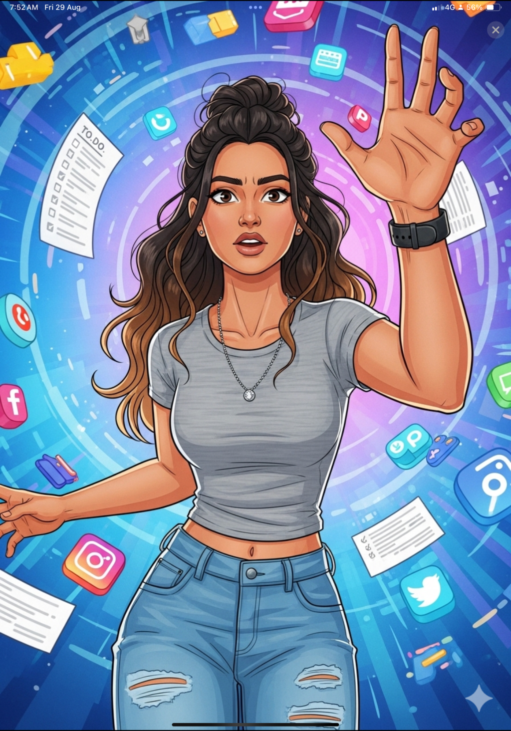 Zara’s superpower scroll