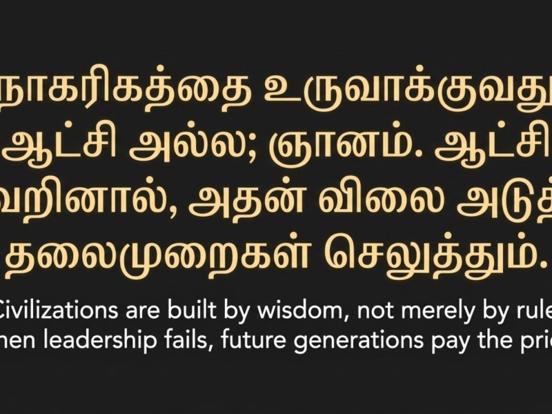 Leadership and the Delay of Civilizational&nbsp;Growth