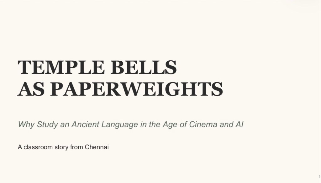 Temple Bells as&nbsp;Paperweights